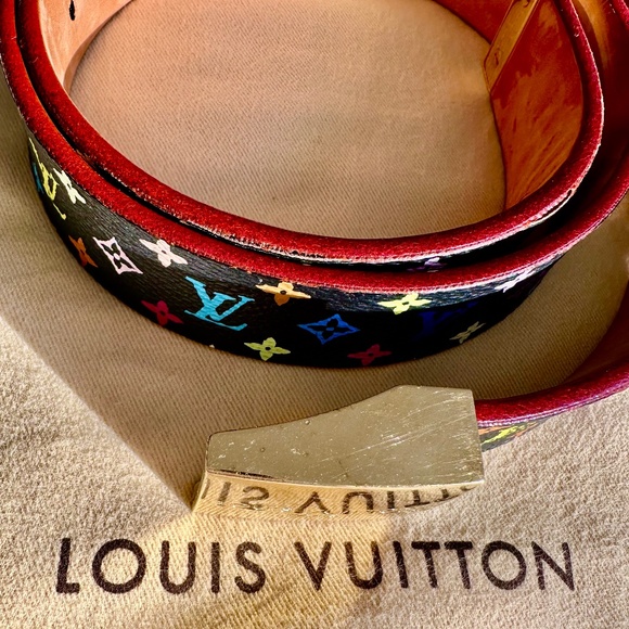 Louis Vuitton Mini Multicolore Womens Belt SZ 32 - Picture 7 of 16